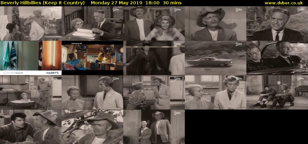Beverly Hillbillies (Keep It Country) Monday 27 May 2019 18:00 - 18:30
