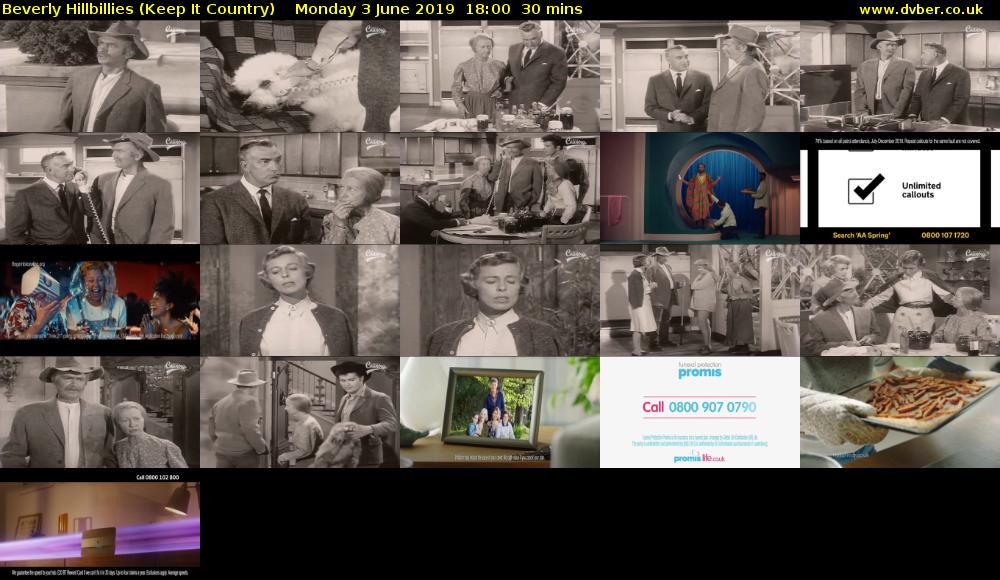 Beverly Hillbillies (Keep It Country) Monday 3 June 2019 18:00 - 18:30