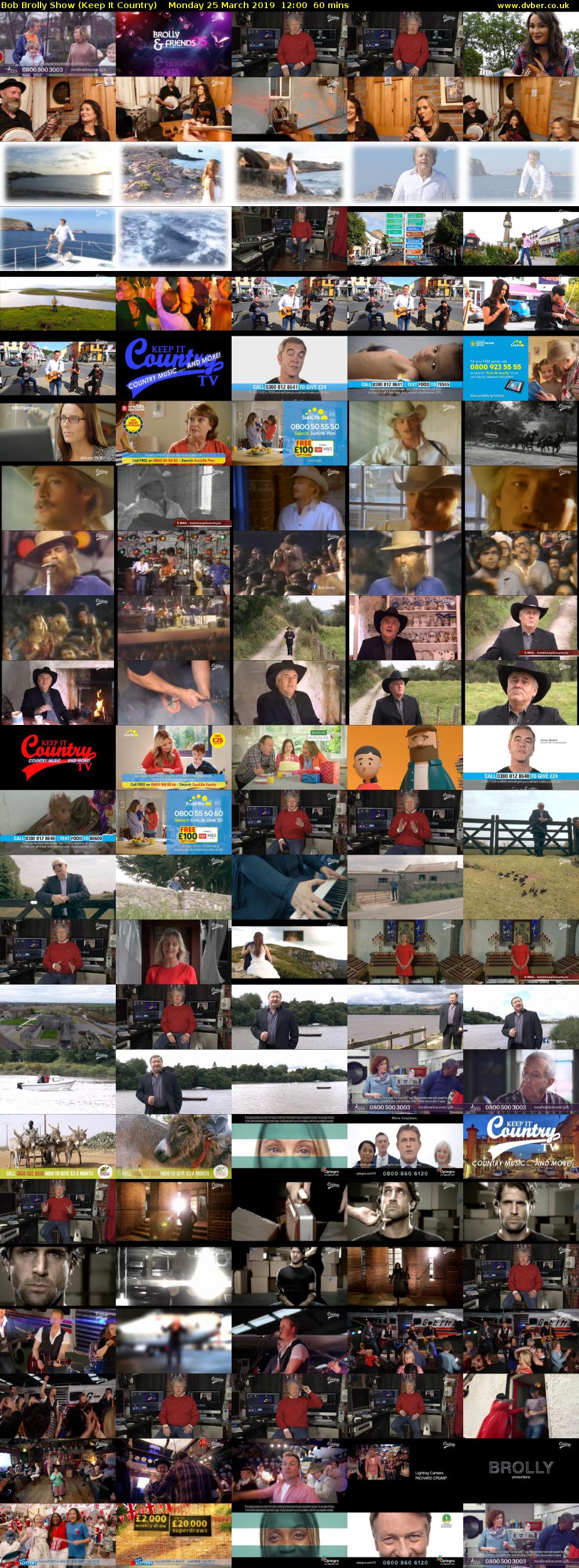 Bob Brolly Show (Keep It Country) Monday 25 March 2019 12:00 - 13:00