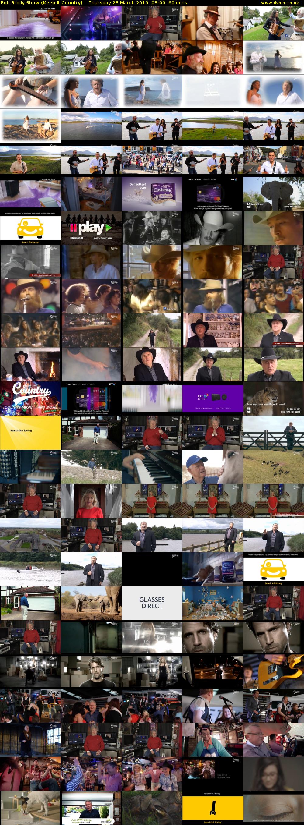 Bob Brolly Show (Keep It Country) Thursday 28 March 2019 03:00 - 04:00