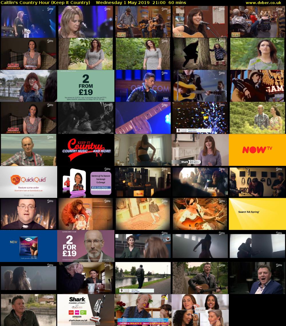 Caitlin's Country Hour (Keep It Country) Wednesday 1 May 2019 21:00 - 22:00