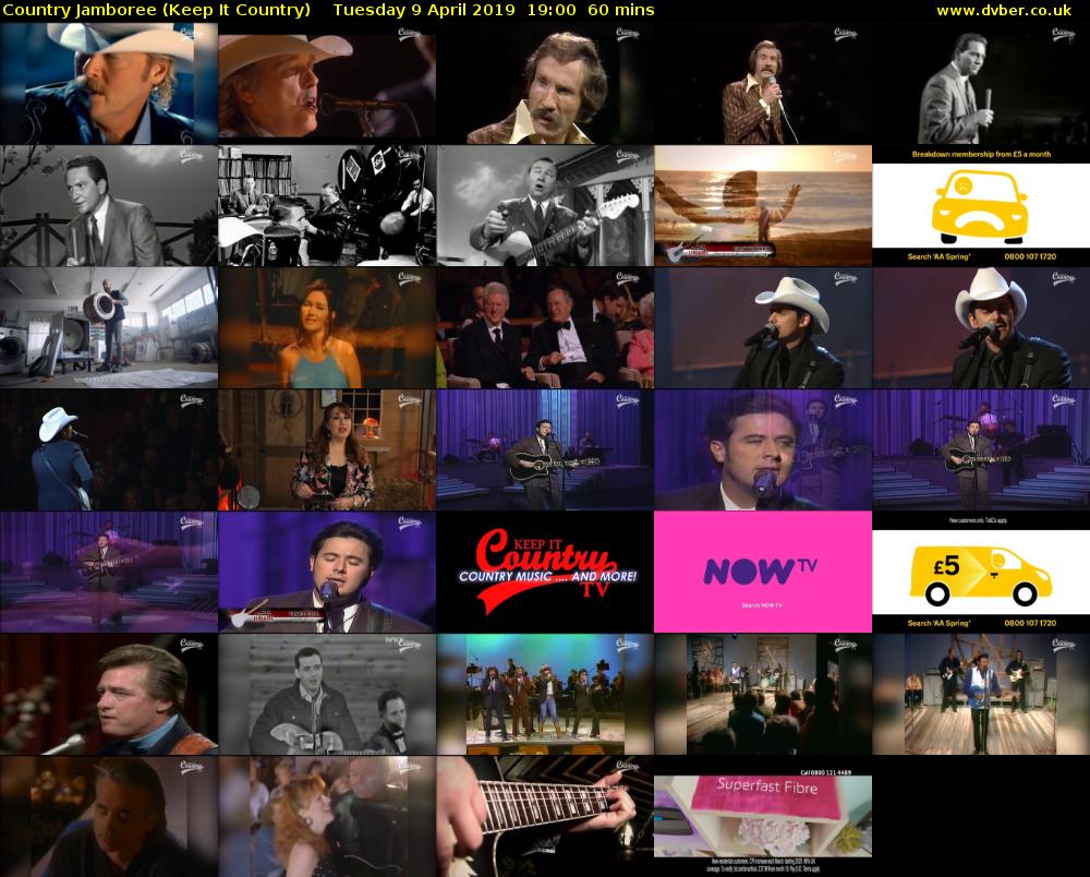 Country Jamboree (Keep It Country) Tuesday 9 April 2019 19:00 - 20:00