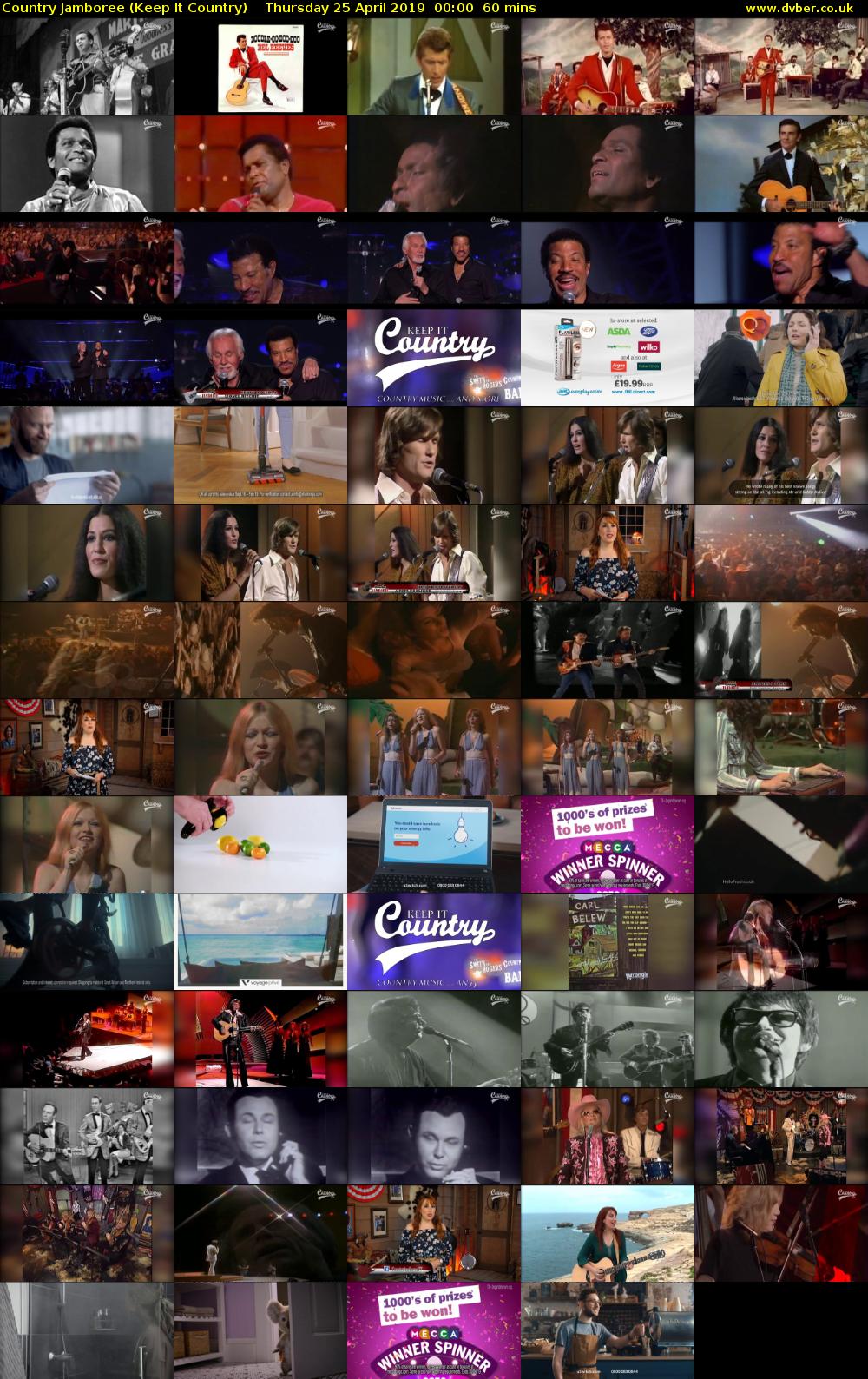 Country Jamboree (Keep It Country) Thursday 25 April 2019 00:00 - 01:00
