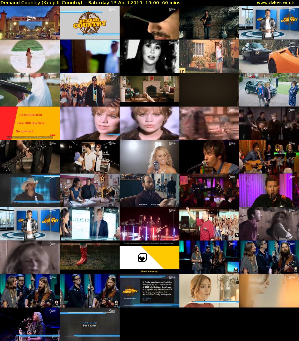 Demand Country (Keep It Country) Saturday 13 April 2019 19:00 - 20:00