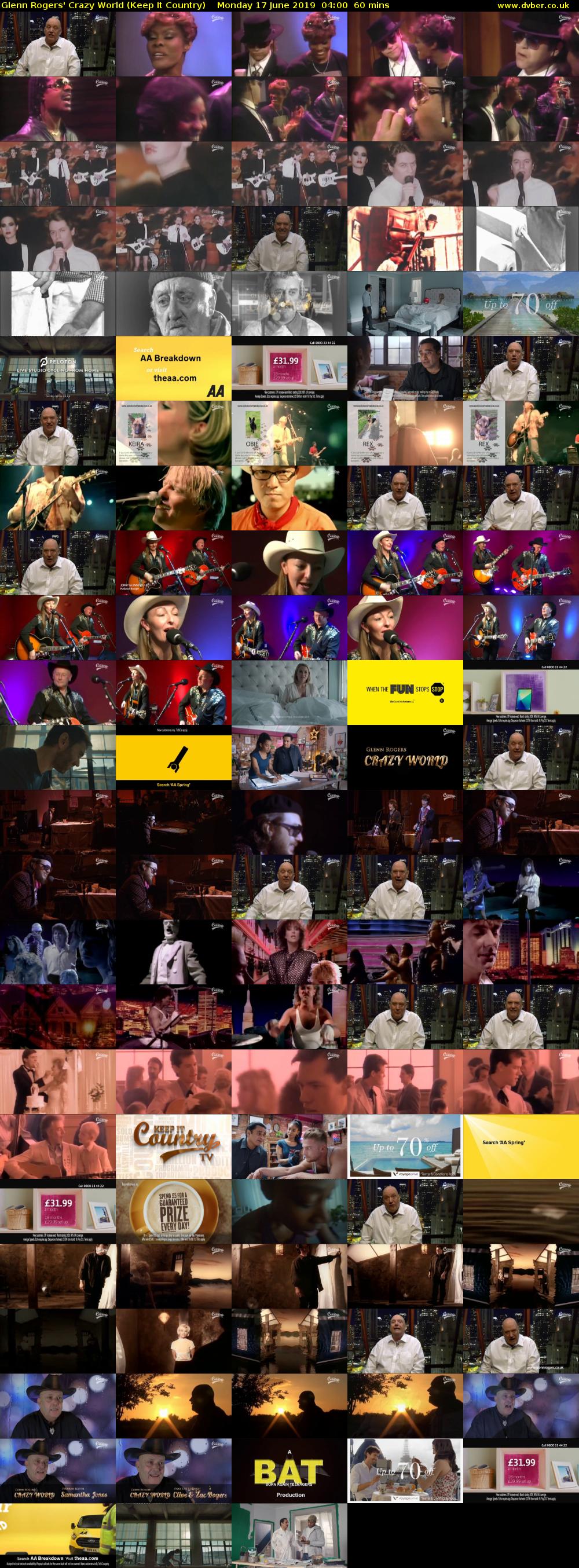 Glenn Rogers' Crazy World (Keep It Country) Monday 17 June 2019 04:00 - 05:00