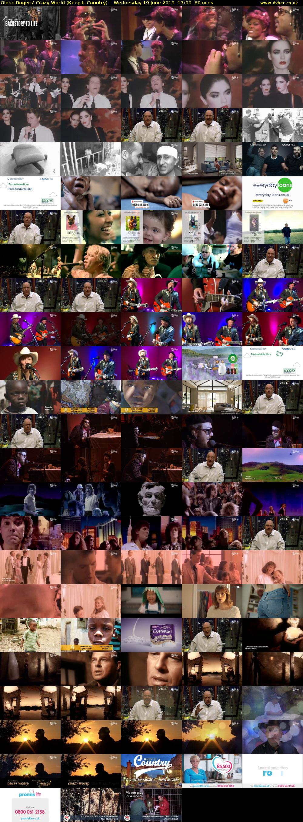 Glenn Rogers' Crazy World (Keep It Country) Wednesday 19 June 2019 17:00 - 18:00