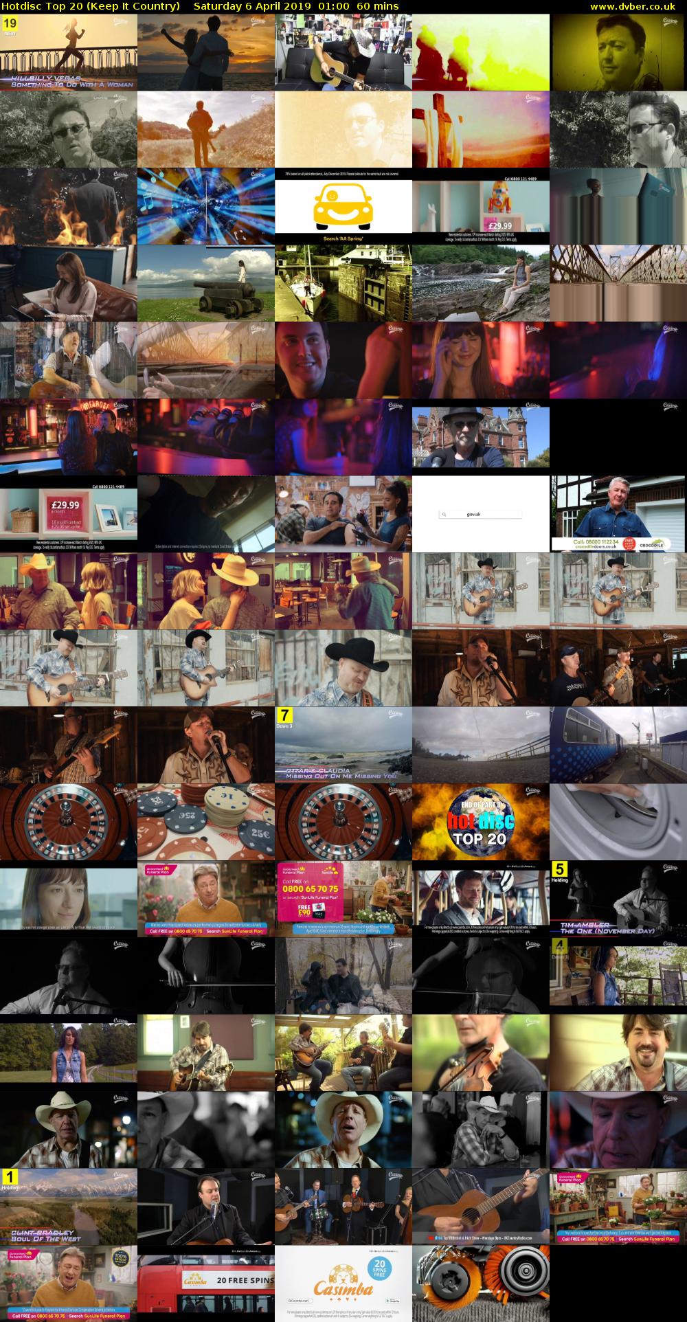 Hotdisc Top 20 (Keep It Country) Saturday 6 April 2019 01:00 - 02:00