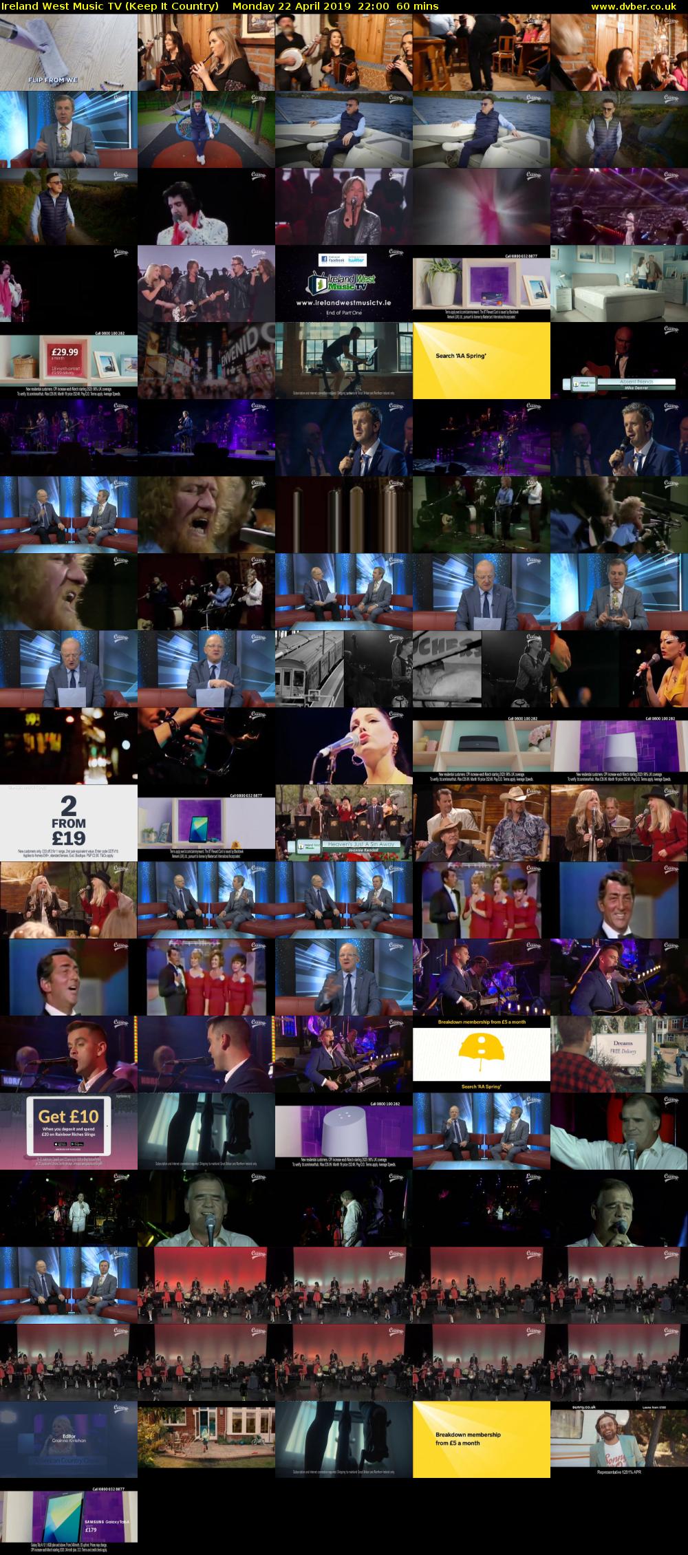 Ireland West Music TV (Keep It Country) Monday 22 April 2019 22:00 - 23:00