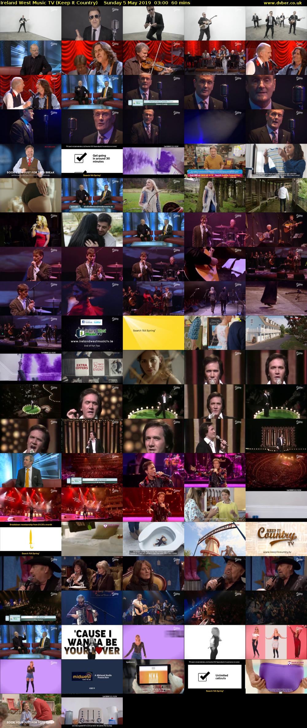 Ireland West Music TV (Keep It Country) Sunday 5 May 2019 03:00 - 04:00