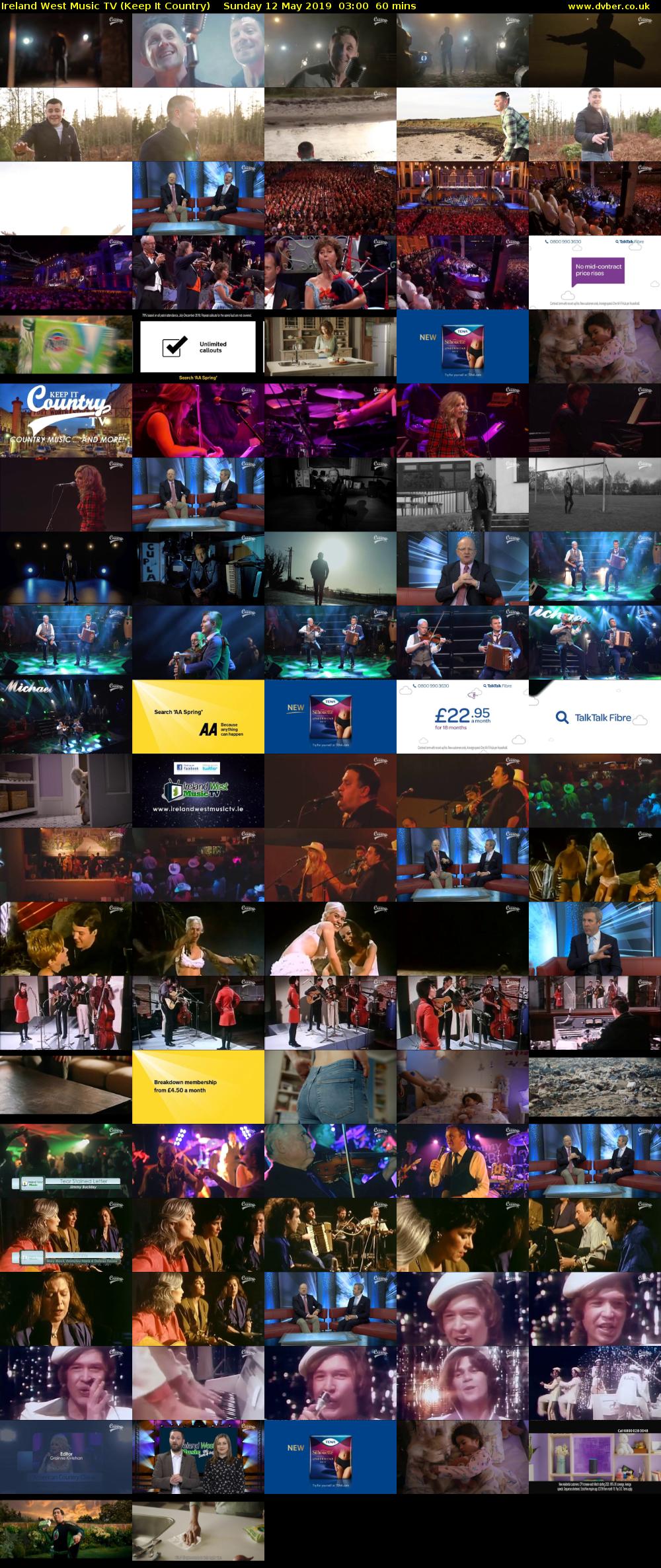 Ireland West Music TV (Keep It Country) Sunday 12 May 2019 03:00 - 04:00
