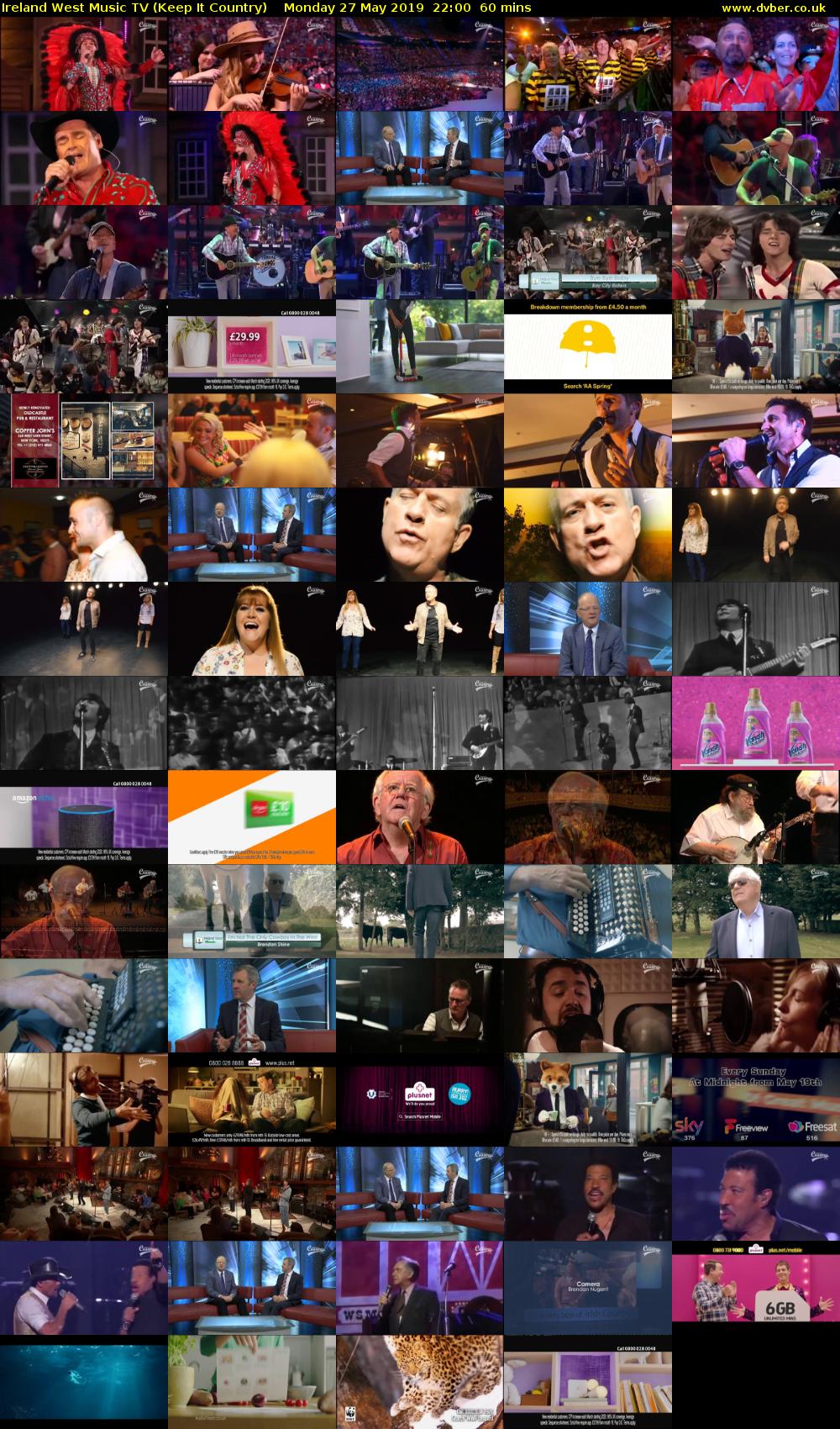 Ireland West Music TV (Keep It Country) Monday 27 May 2019 22:00 - 23:00