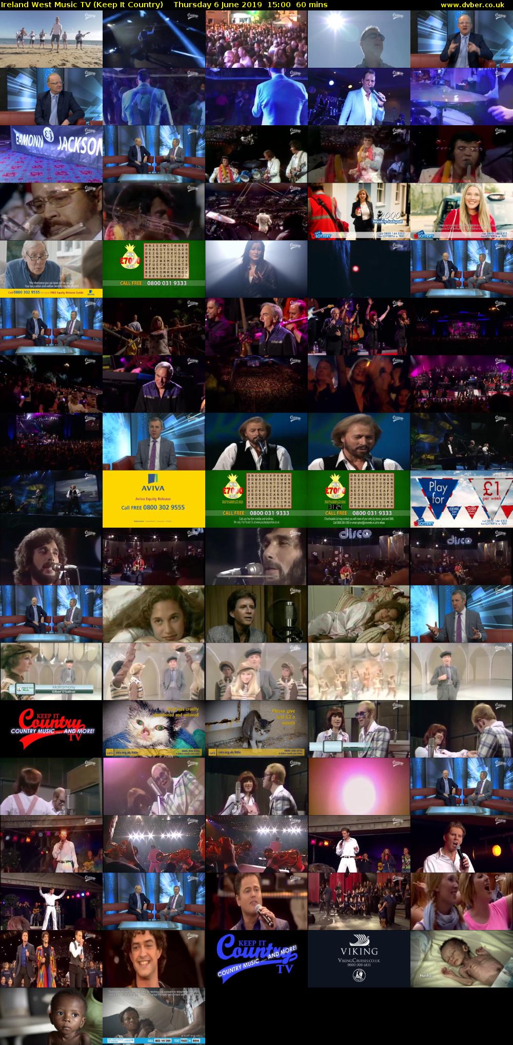Ireland West Music TV (Keep It Country) Thursday 6 June 2019 15:00 - 16:00