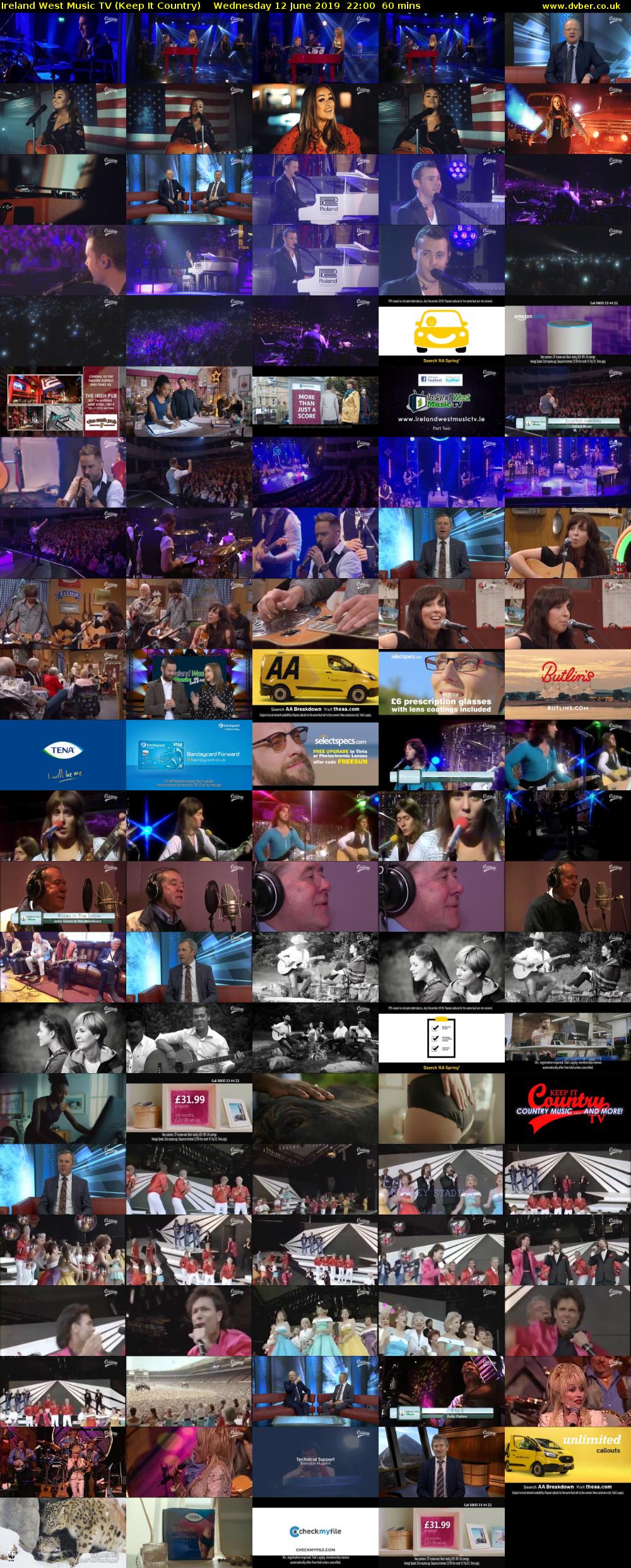 Ireland West Music TV (Keep It Country) Wednesday 12 June 2019 22:00 - 23:00
