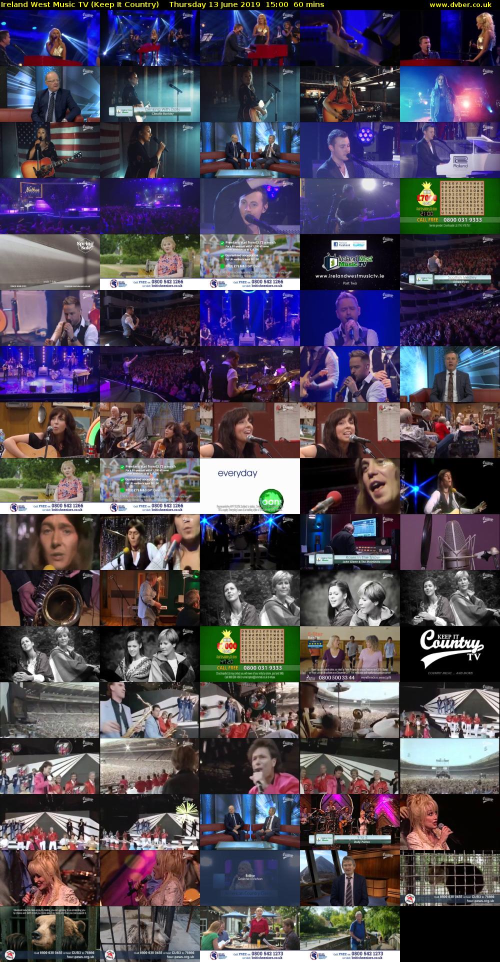 Ireland West Music TV (Keep It Country) Thursday 13 June 2019 15:00 - 16:00