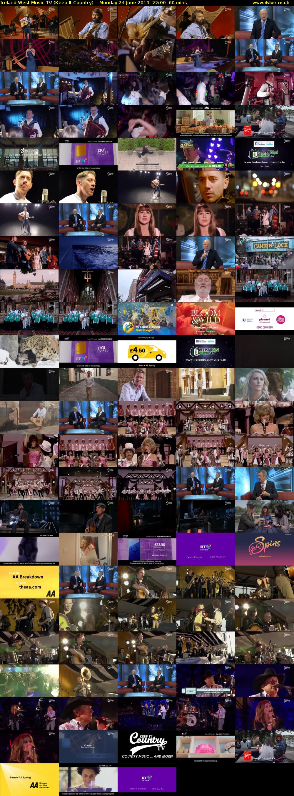 Ireland West Music TV (Keep It Country) Monday 24 June 2019 22:00 - 23:00