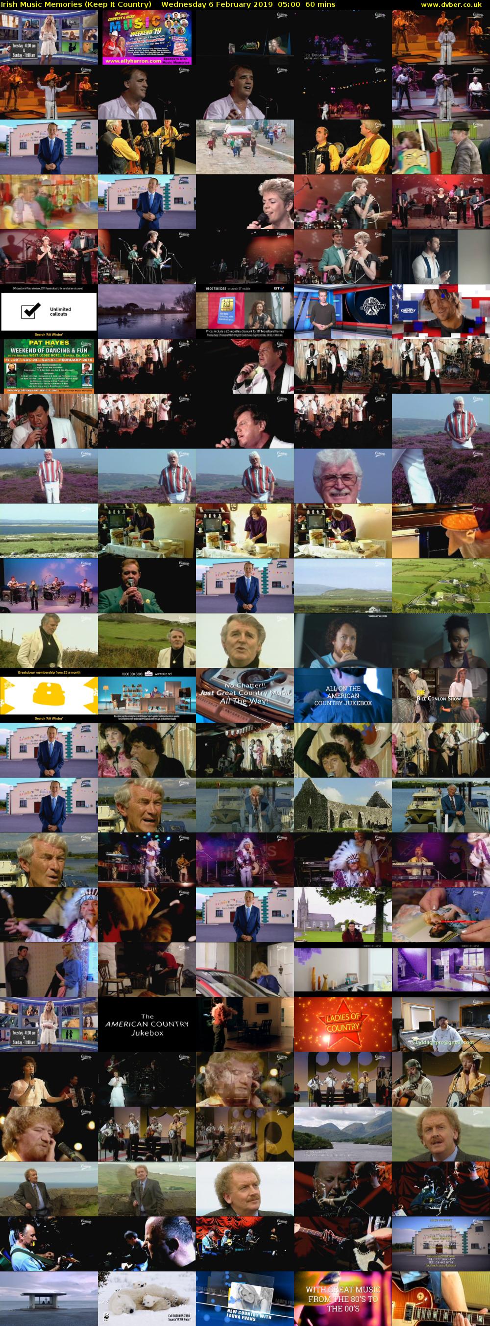 Irish Music Memories (Keep It Country) Wednesday 6 February 2019 05:00 - 06:00
