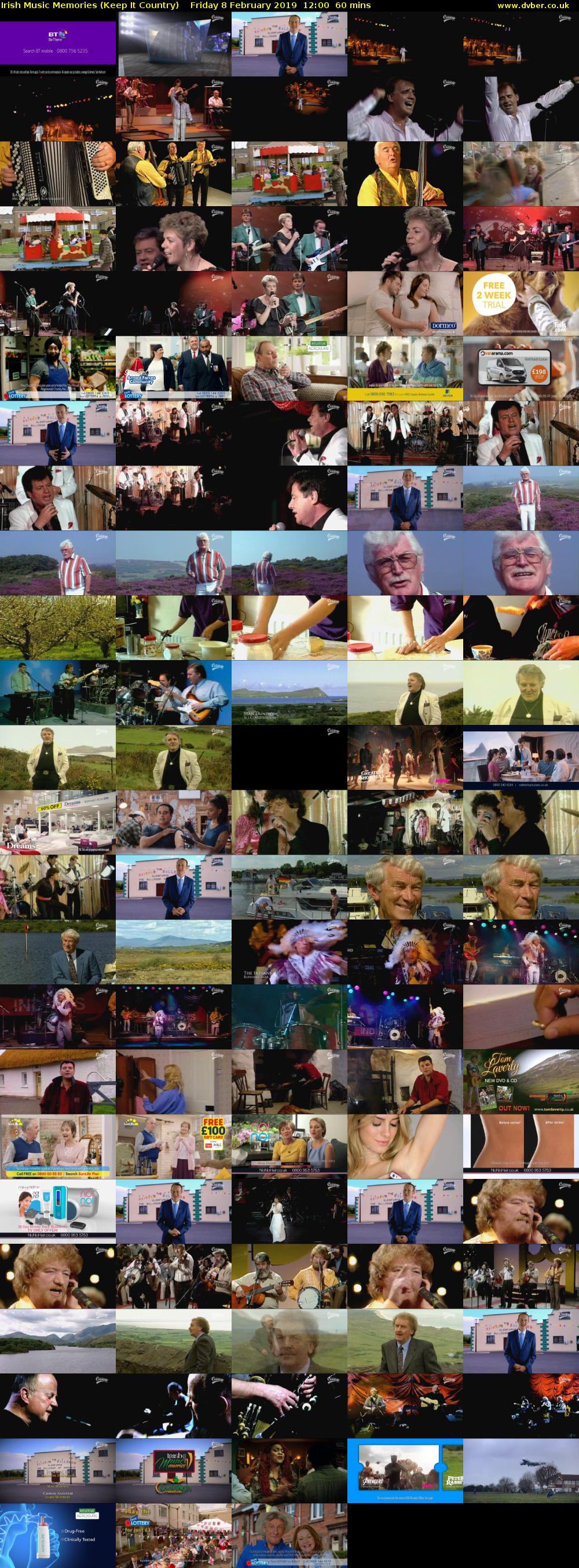 Irish Music Memories (Keep It Country) Friday 8 February 2019 12:00 - 13:00