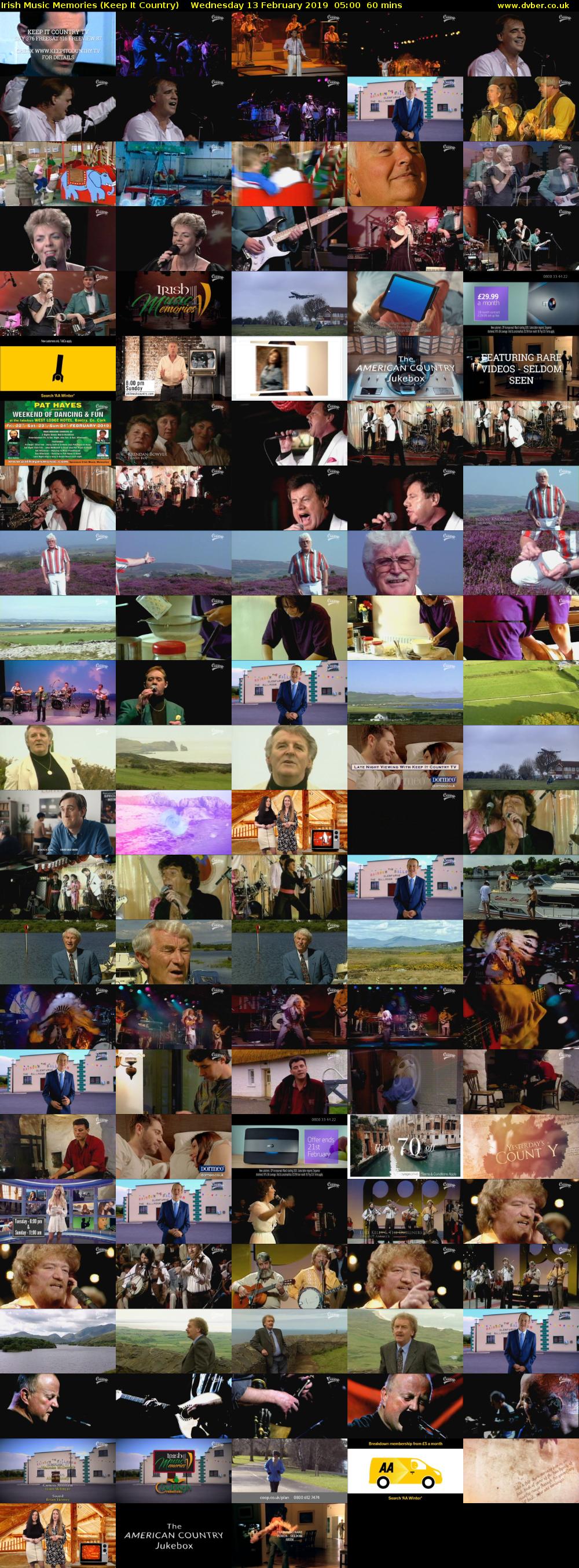 Irish Music Memories (Keep It Country) Wednesday 13 February 2019 05:00 - 06:00