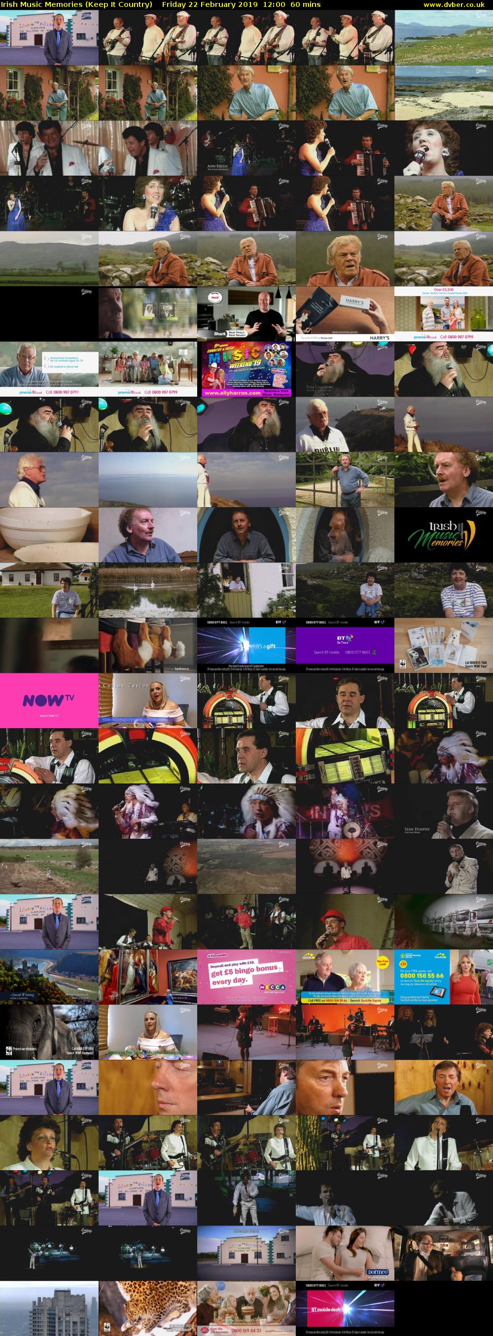 Irish Music Memories (Keep It Country) Friday 22 February 2019 12:00 - 13:00