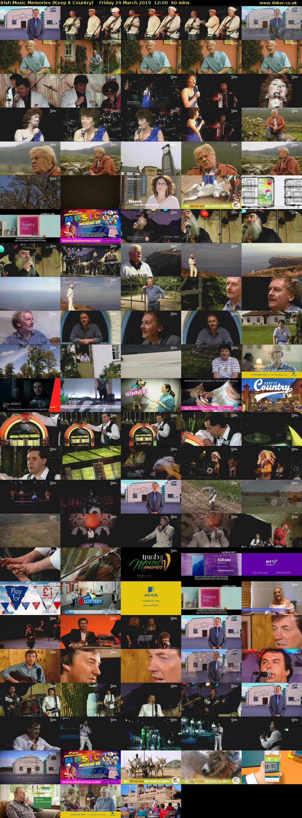 Irish Music Memories (Keep It Country) Friday 29 March 2019 12:00 - 13:00