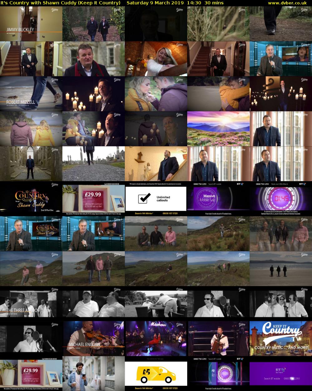 It's Country with Shawn Cuddy (Keep It Country) Saturday 9 March 2019 14:30 - 15:00
