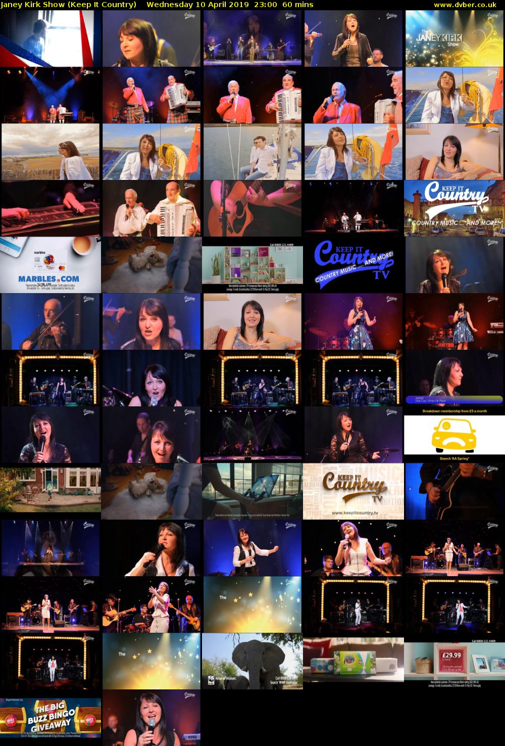 Janey Kirk Show (Keep It Country) Wednesday 10 April 2019 23:00 - 00:00