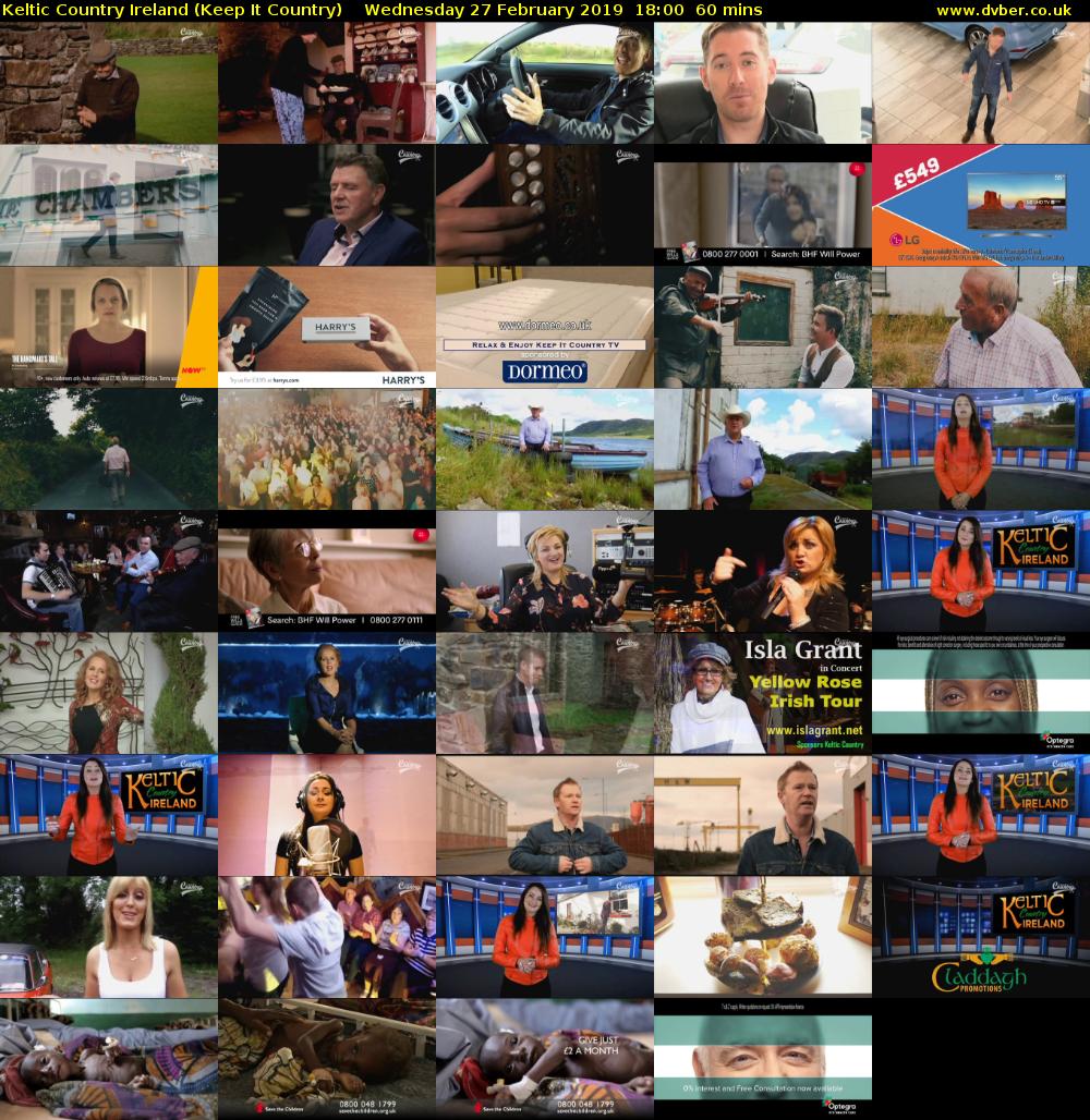 Keltic Country Ireland (Keep It Country) Wednesday 27 February 2019 18:00 - 19:00