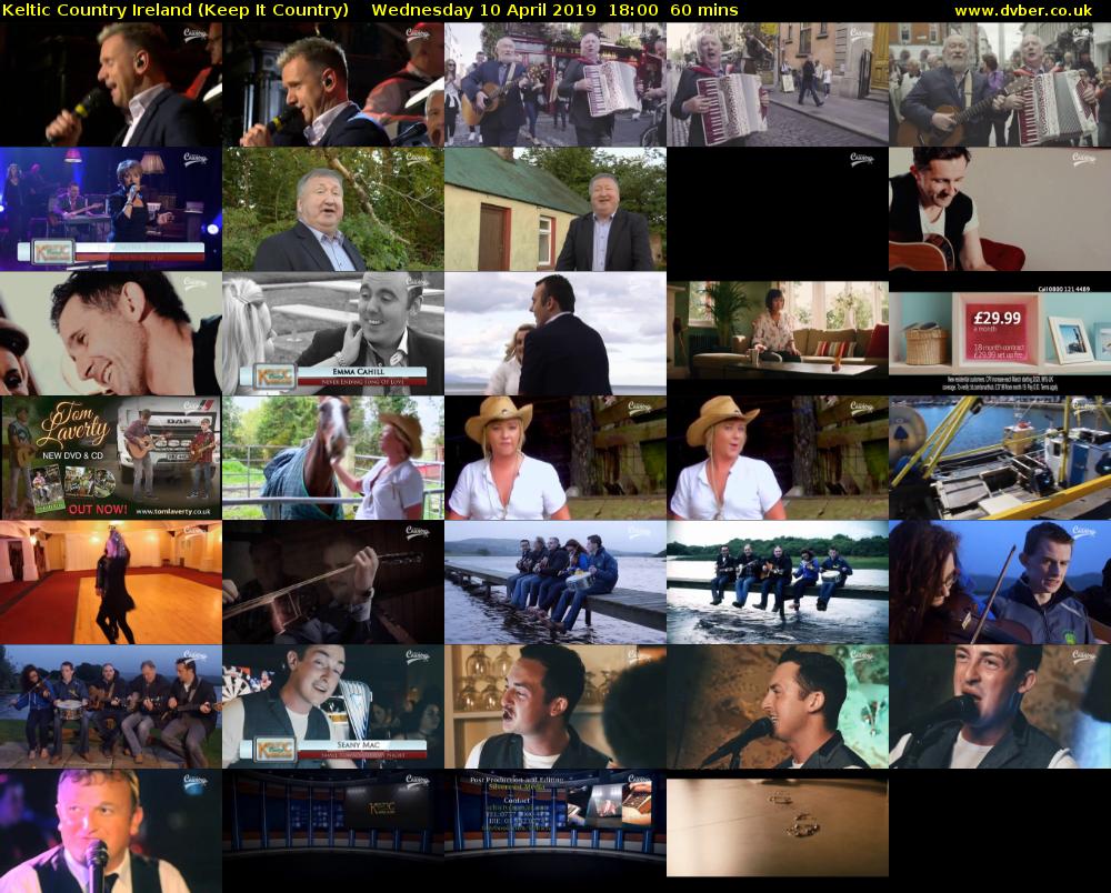 Keltic Country Ireland (Keep It Country) Wednesday 10 April 2019 18:00 - 19:00