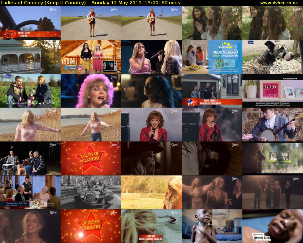 Ladies of Country (Keep It Country) Sunday 12 May 2019 15:00 - 16:00