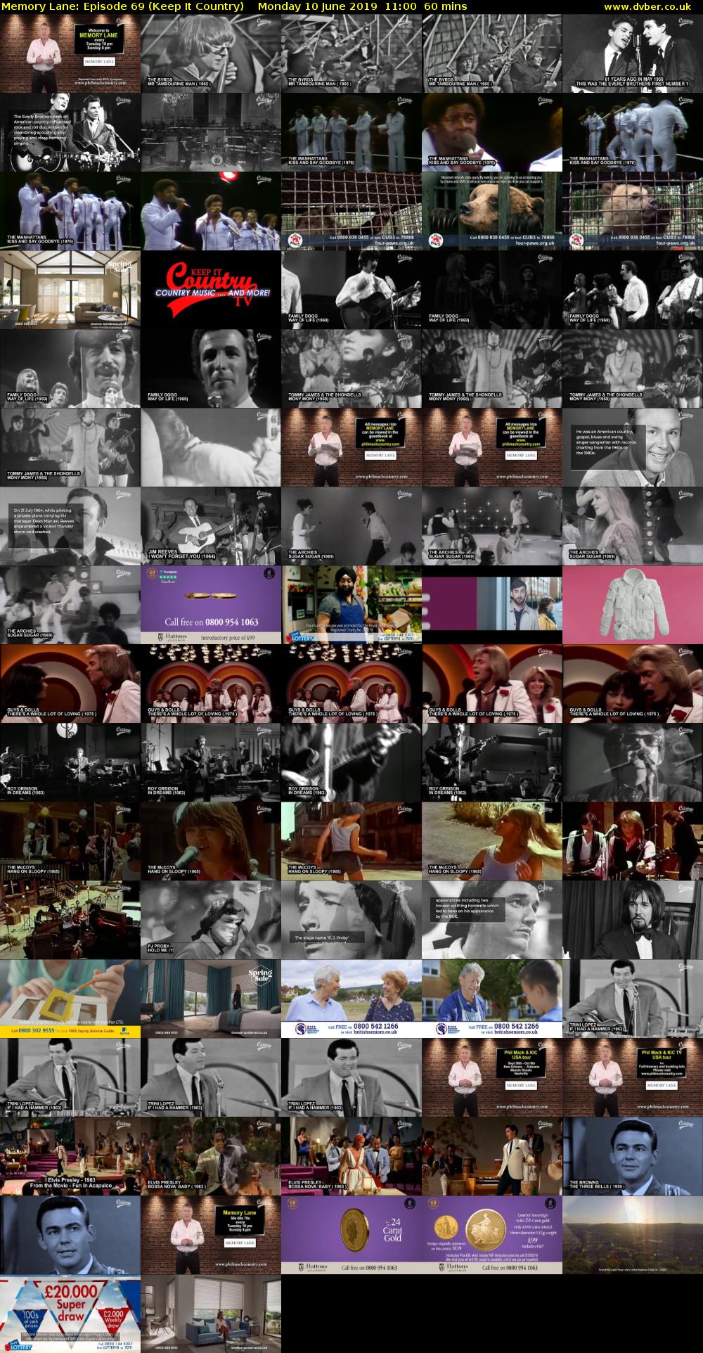 Memory Lane: Episode 69 (Keep It Country) Monday 10 June 2019 11:00 - 12:00