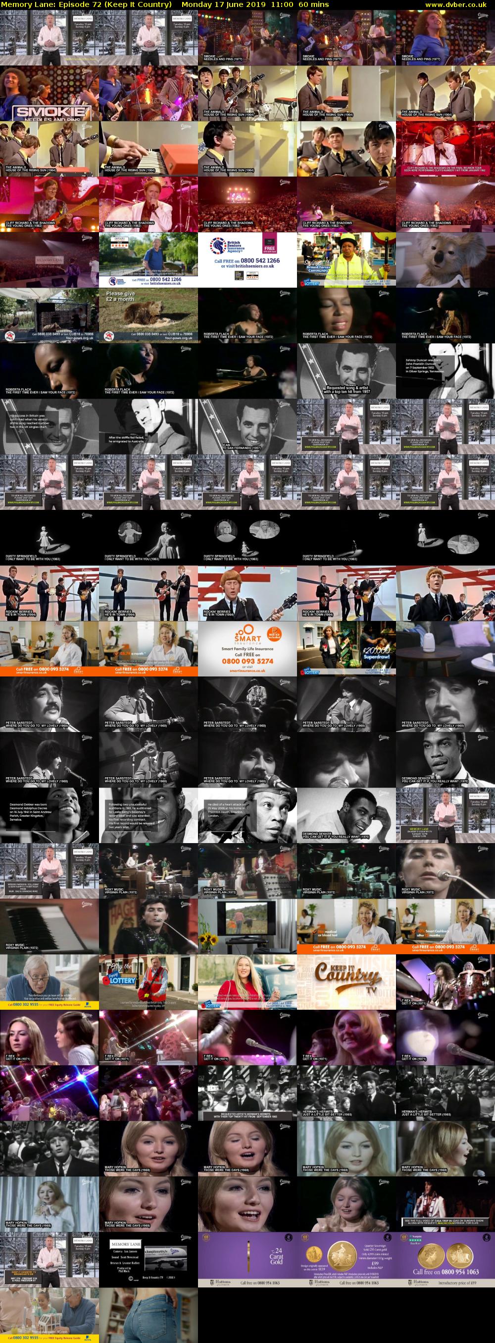Memory Lane: Episode 72 (Keep It Country) Monday 17 June 2019 11:00 - 12:00