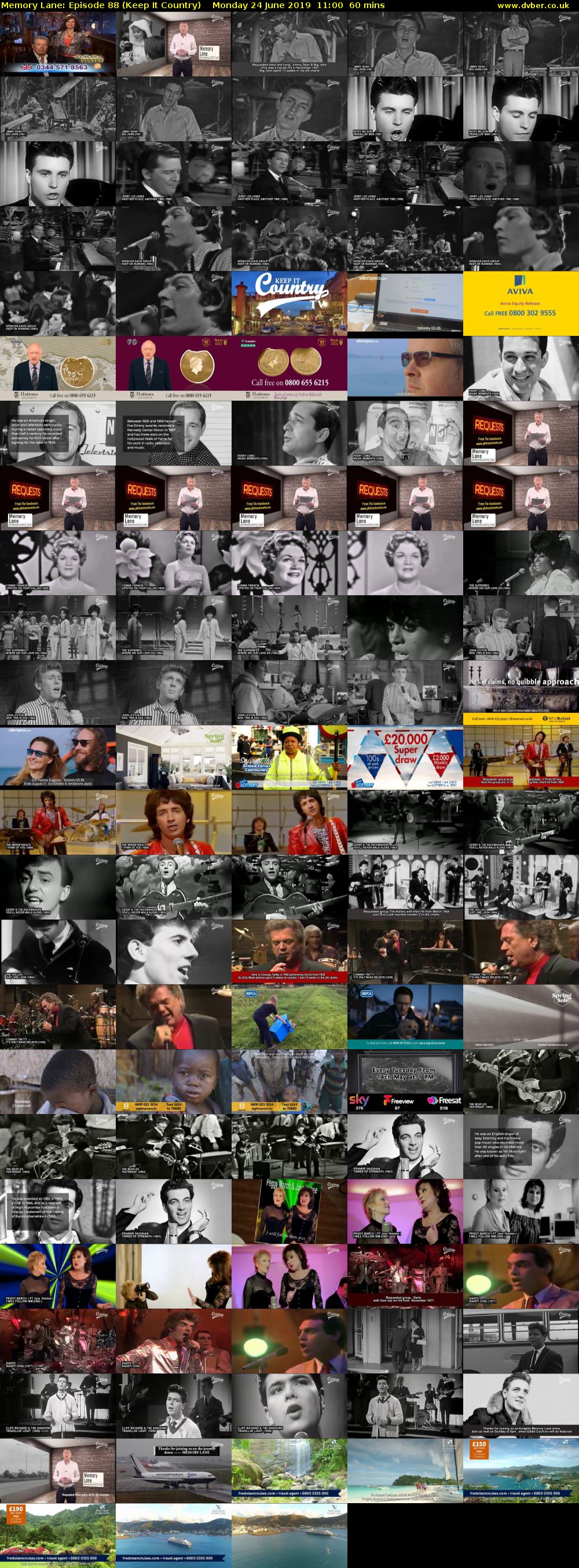 Memory Lane: Episode 88 (Keep It Country) Monday 24 June 2019 11:00 - 12:00