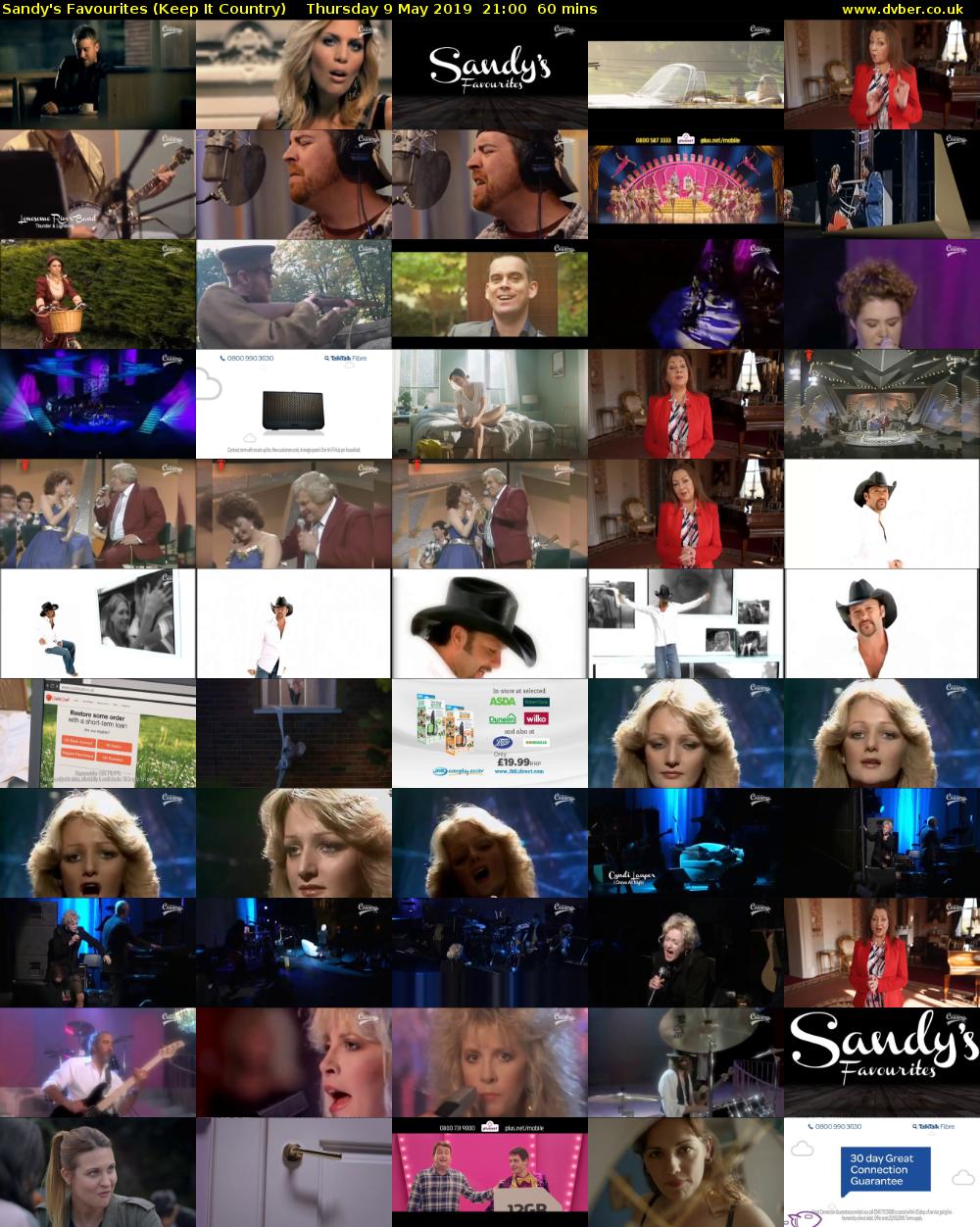 Sandy's Favourites (Keep It Country) Thursday 9 May 2019 21:00 - 22:00