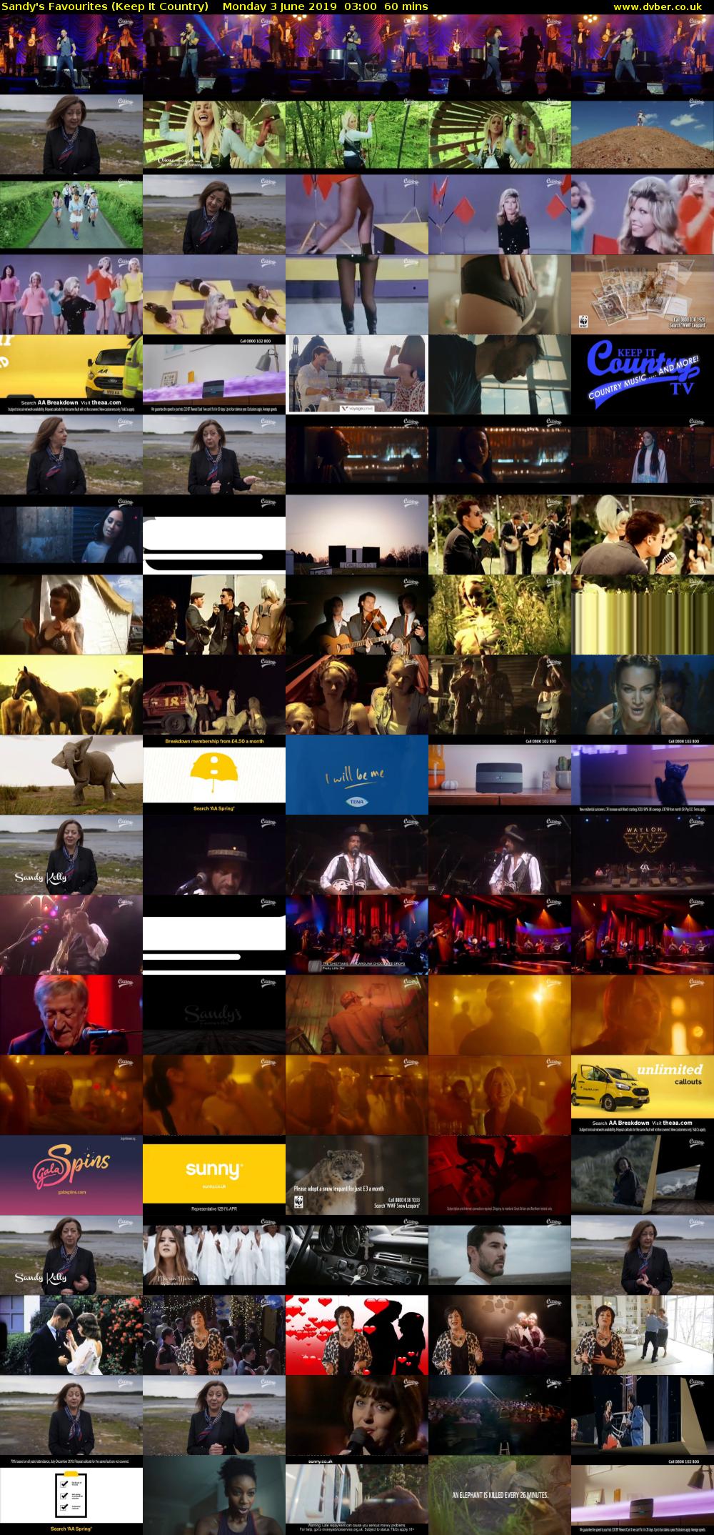Sandy's Favourites (Keep It Country) Monday 3 June 2019 03:00 - 04:00