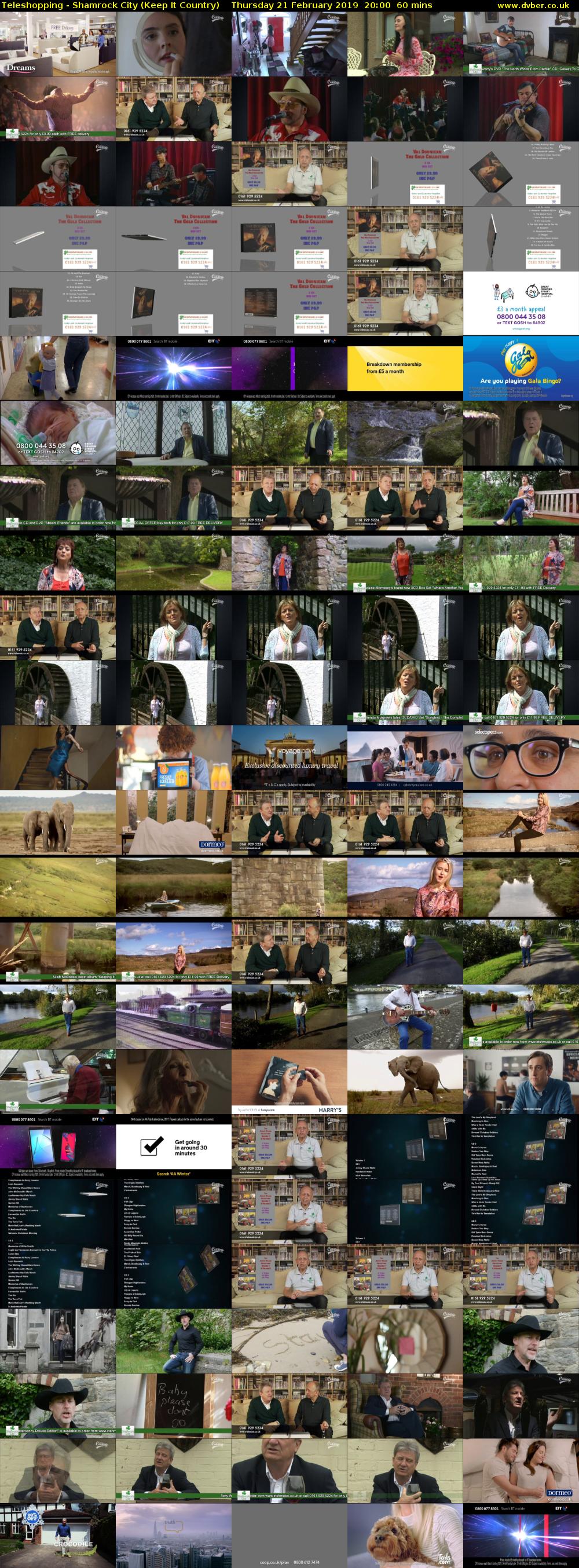 Teleshopping - Shamrock City (Keep It Country) Thursday 21 February 2019 20:00 - 21:00