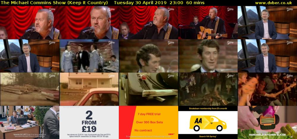 The Michael Commins Show (Keep It Country) Tuesday 30 April 2019 23:00 - 00:00