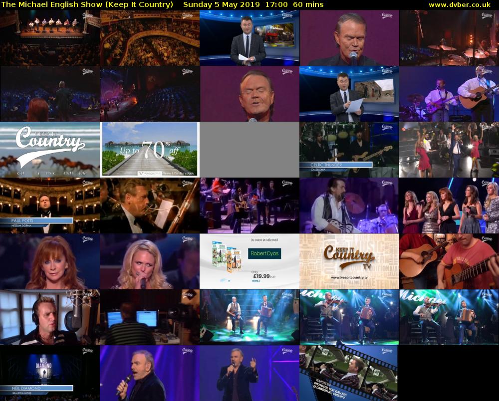 The Michael English Show (Keep It Country) Sunday 5 May 2019 17:00 - 18:00