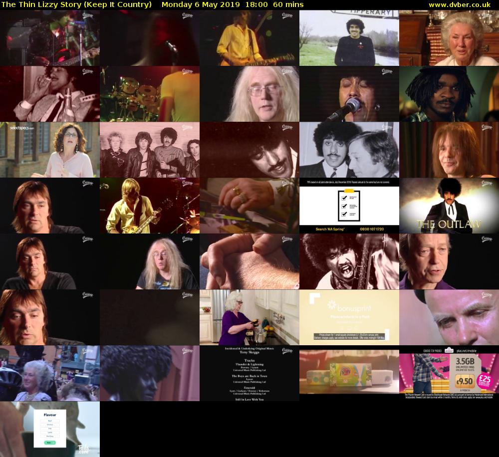 The Thin Lizzy Story (Keep It Country) Monday 6 May 2019 18:00 - 19:00