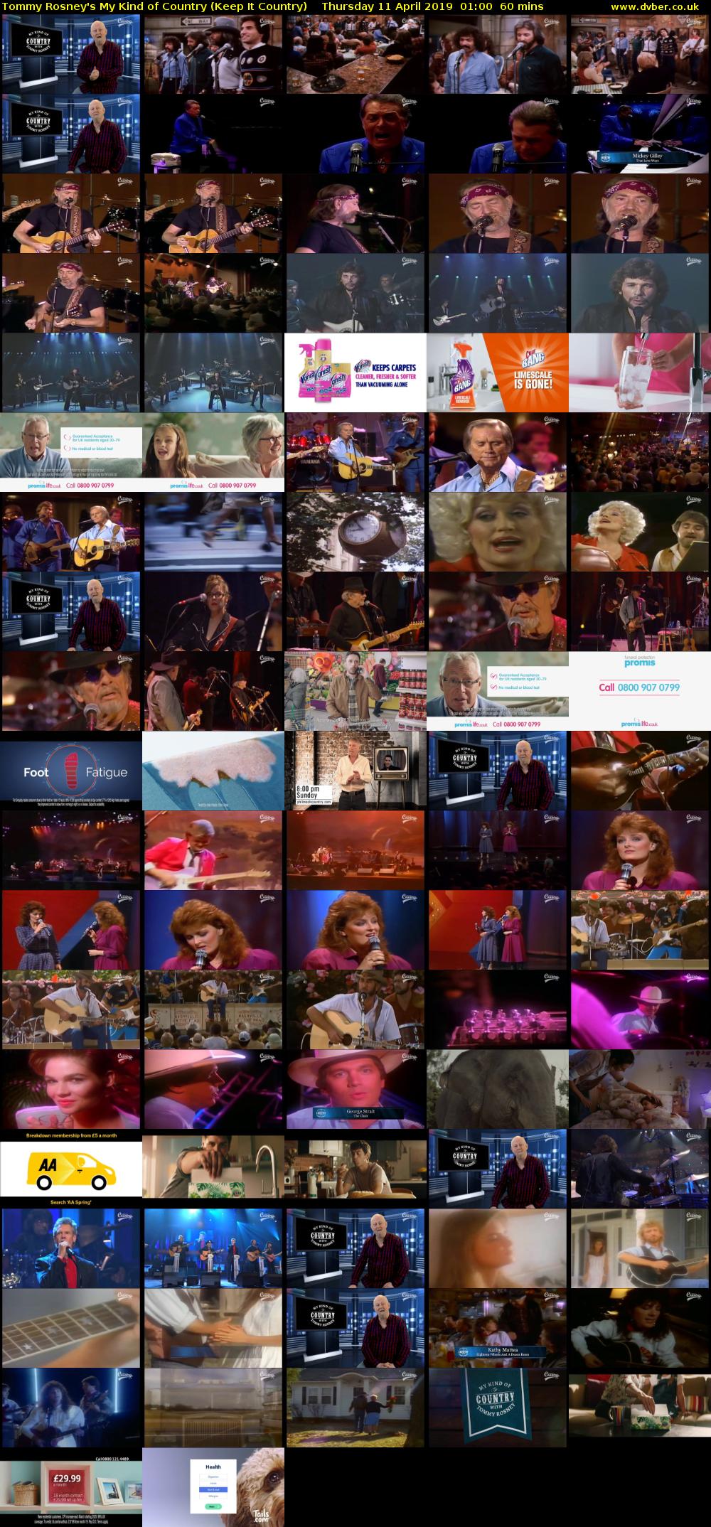 Tommy Rosney's My Kind of Country (Keep It Country) Thursday 11 April 2019 01:00 - 02:00