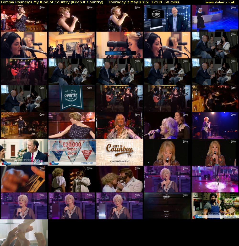 Tommy Rosney's My Kind of Country (Keep It Country) Thursday 2 May 2019 17:00 - 18:00