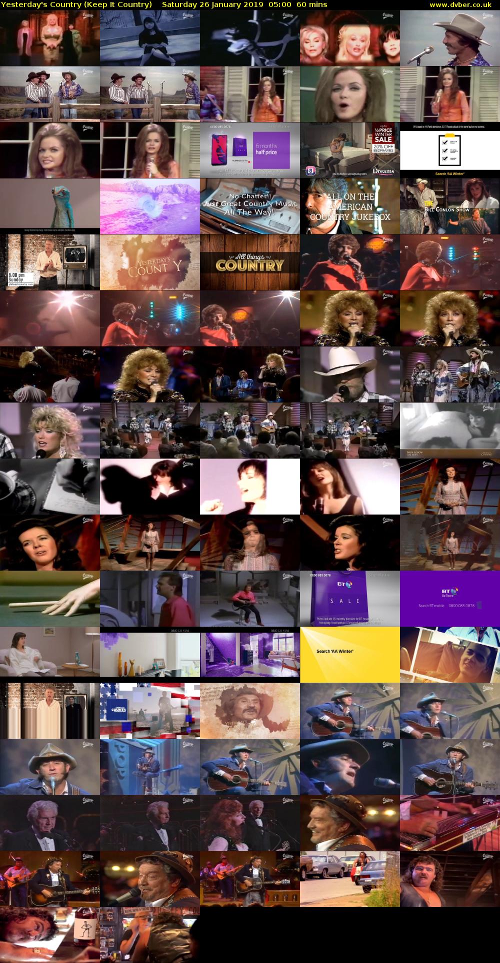 Yesterday's Country (Keep It Country) Saturday 26 January 2019 05:00 - 06:00