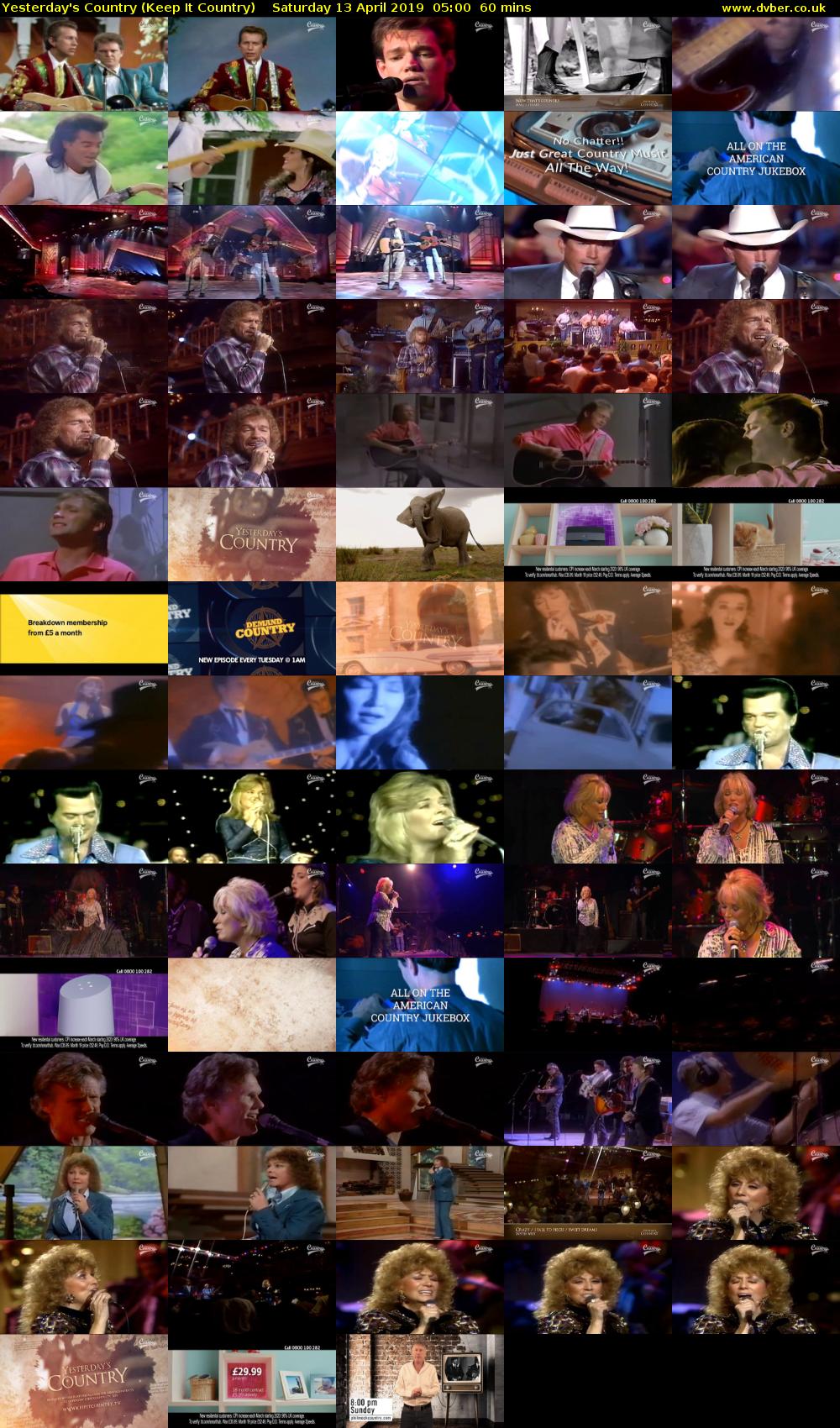 Yesterday's Country (Keep It Country) Saturday 13 April 2019 05:00 - 06:00