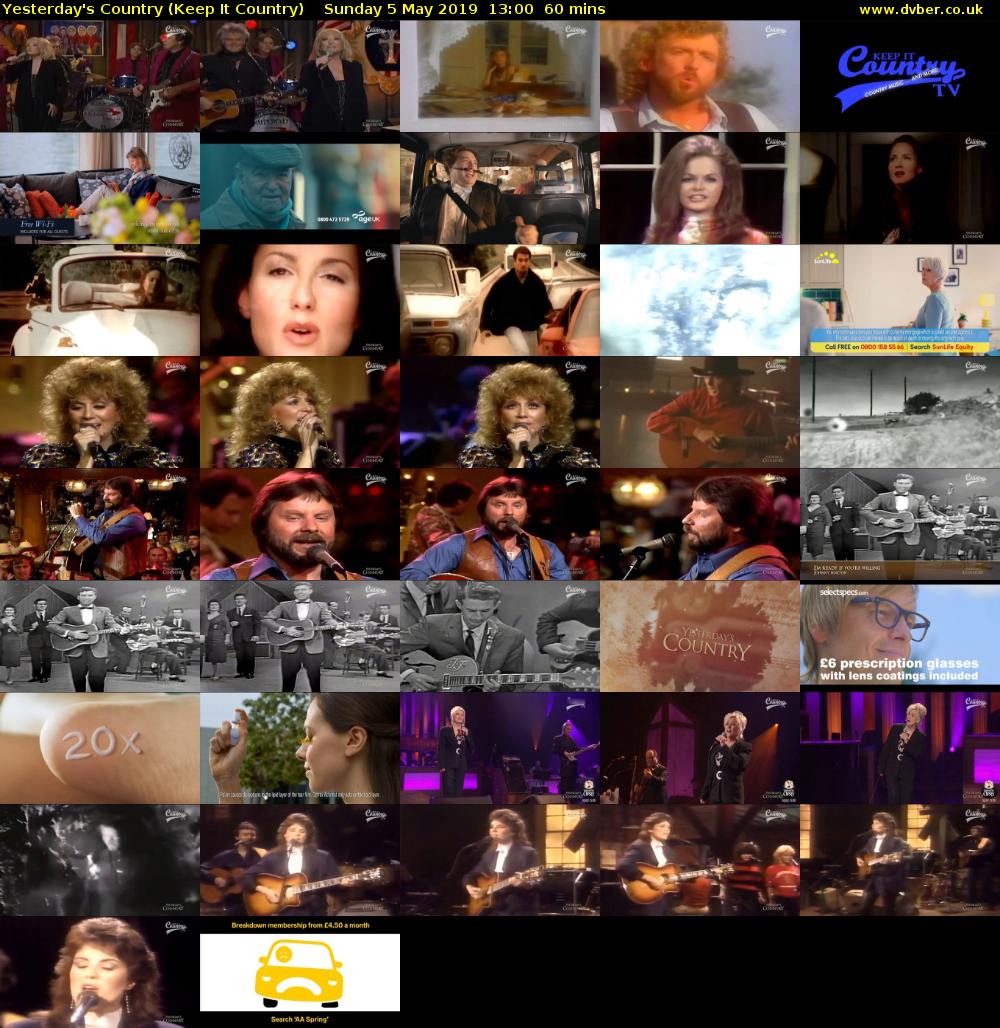 Yesterday's Country (Keep It Country) Sunday 5 May 2019 13:00 - 14:00