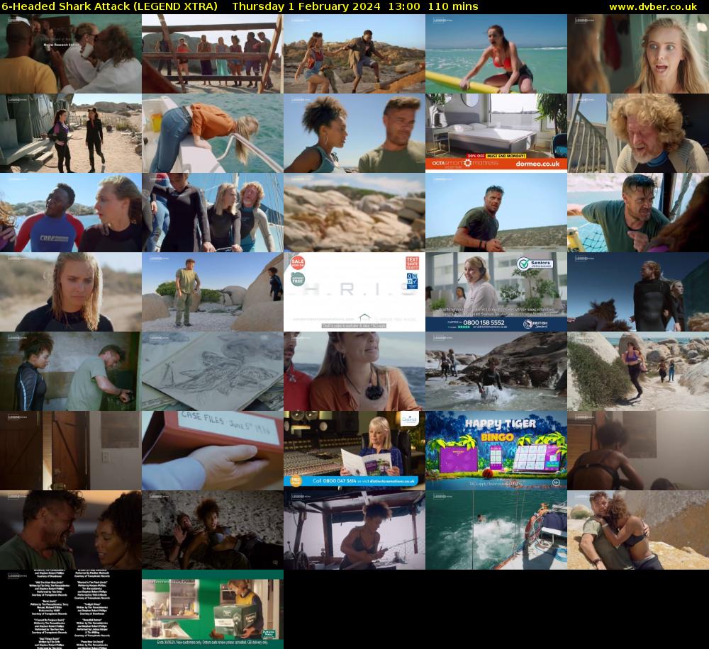 6-Headed Shark Attack (LEGEND XTRA) Thursday 1 February 2024 13:00 - 14:50