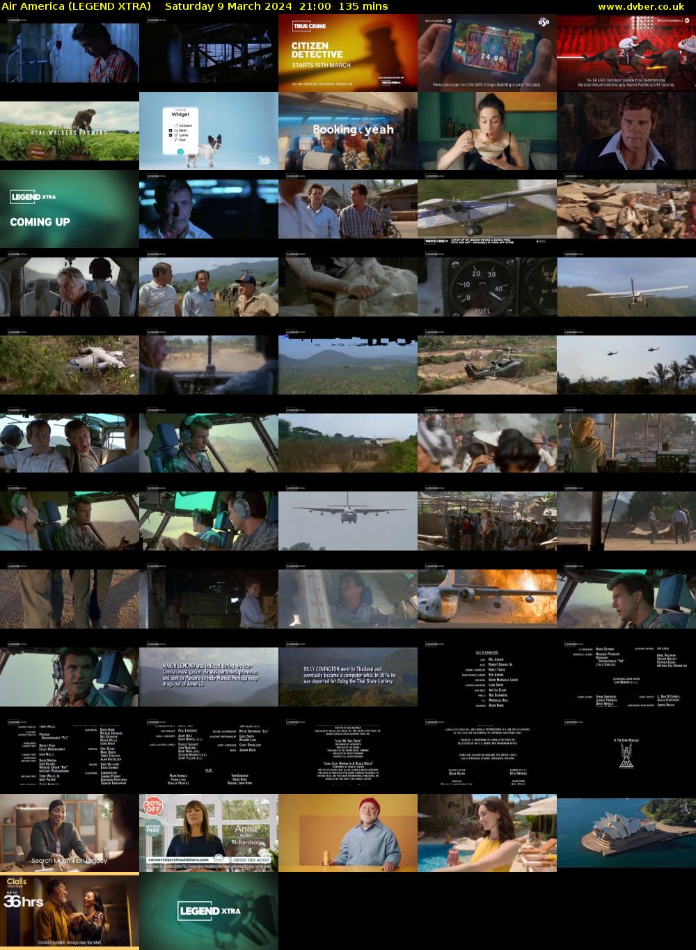 Air America (LEGEND XTRA) Saturday 9 March 2024 21:00 - 23:15
