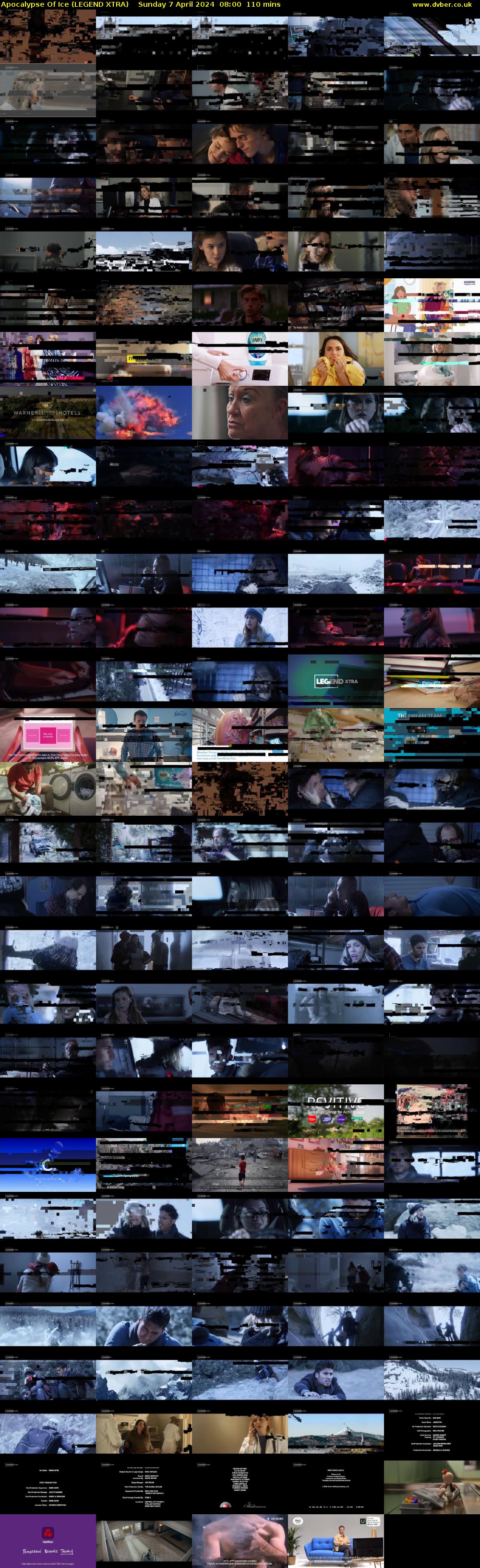 Apocalypse Of Ice (LEGEND XTRA) Sunday 7 April 2024 08:00 - 09:50