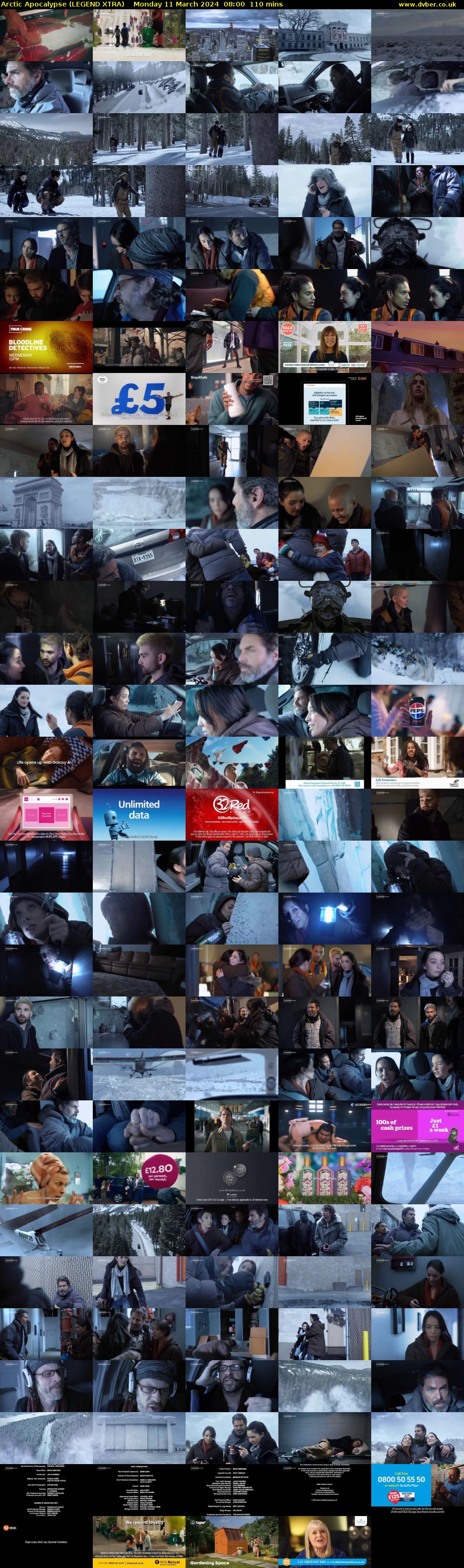 Arctic Apocalypse (LEGEND XTRA) Monday 11 March 2024 08:00 - 09:50
