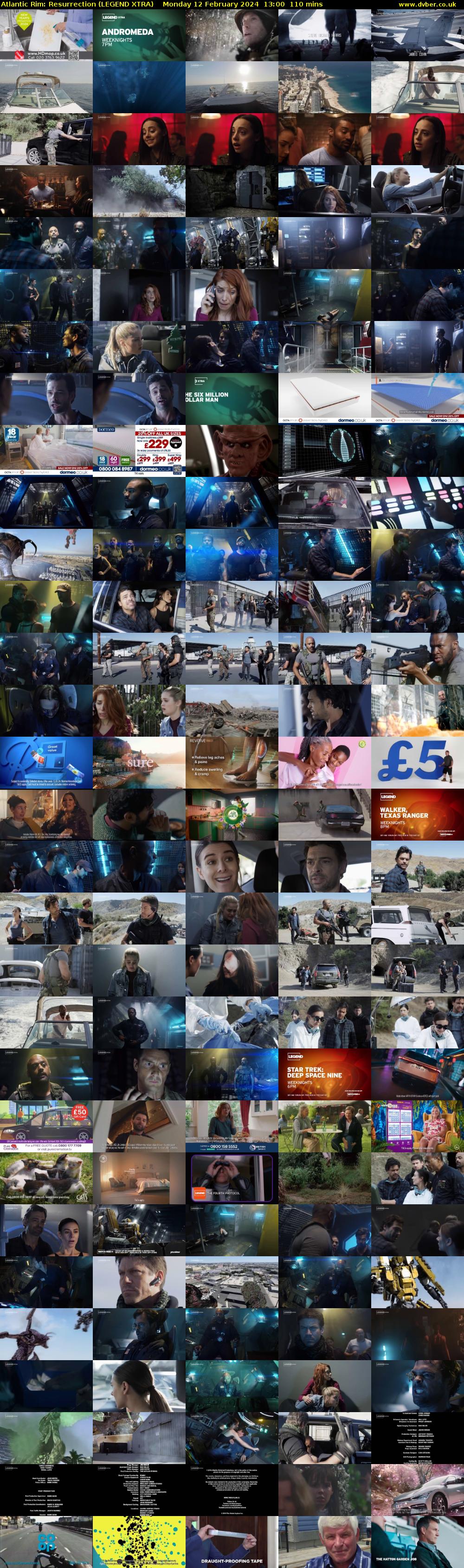Atlantic Rim: Resurrection (LEGEND XTRA) Monday 12 February 2024 13:00 - 14:50
