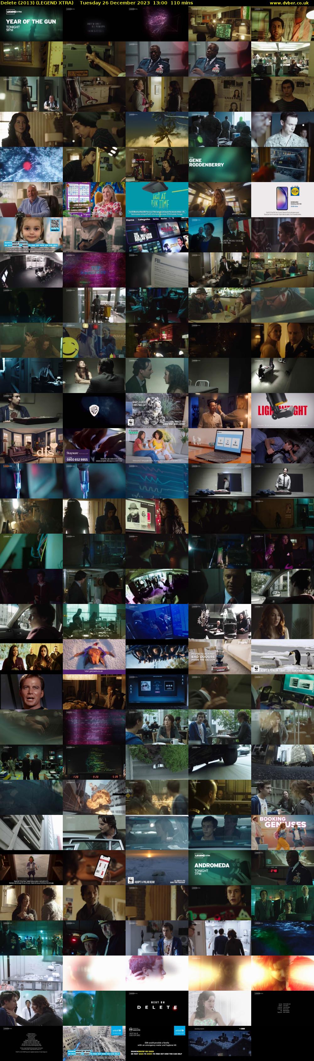 Delete (2013) (LEGEND XTRA) Tuesday 26 December 2023 13:00 - 14:50