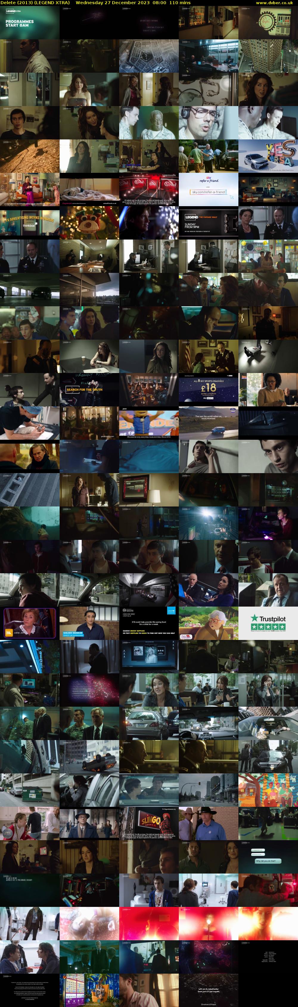 Delete (2013) (LEGEND XTRA) Wednesday 27 December 2023 08:00 - 09:50